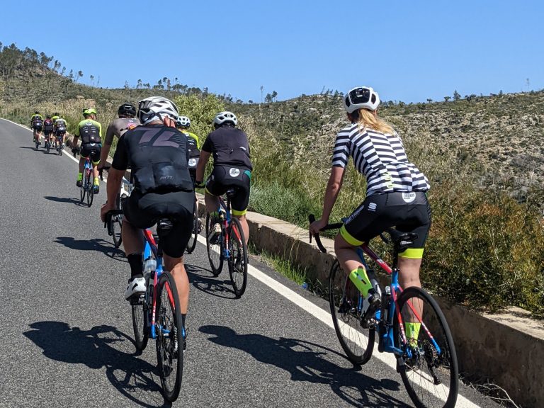 Rennrad Gruppe auf Mallorca